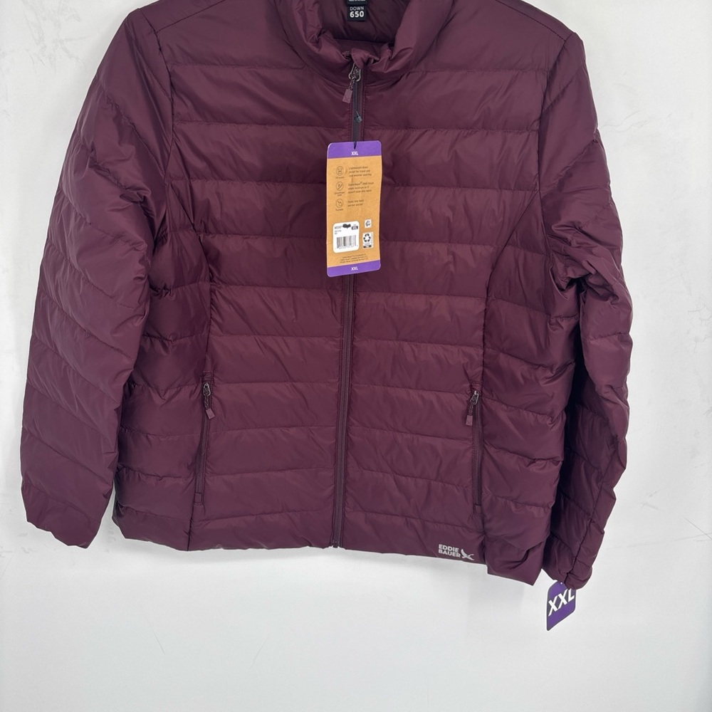 Eddie Bauer Maroon Down Jacket